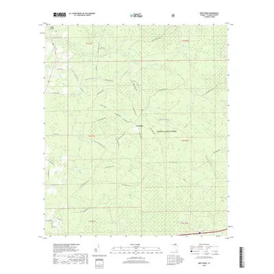 2018 Map of Deep Creek, 2018 Print