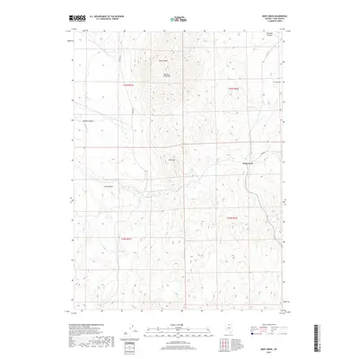 2018 Map of Deep Creek, 2018 Print