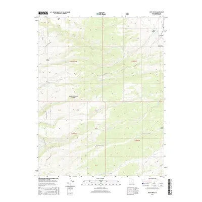 2017 Map of Deep Creek, 2017 Print