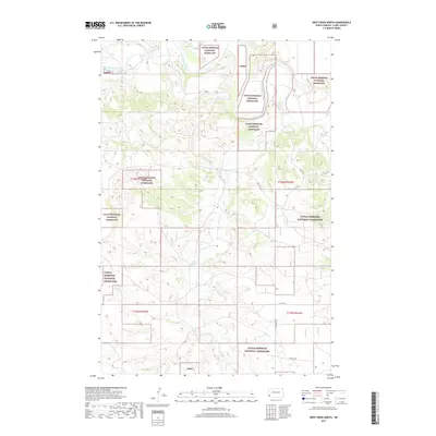 2017 Map of Deep Creek North, 2017 Print