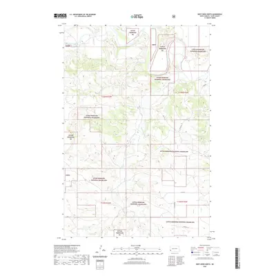2020 Map of Deep Creek North, 2020 Print