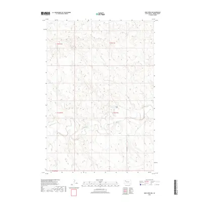 2018 Map of Deep Creek NW, 2018 Print