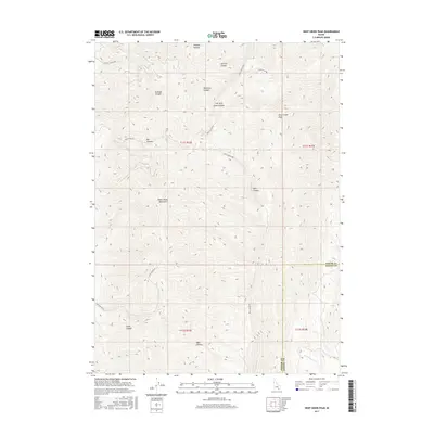 2017 Map of Deep Creek Peak, 2017 Print
