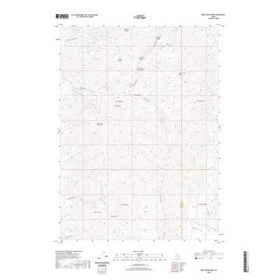 2020 Map of Deep Creek Peak, 2020 Print