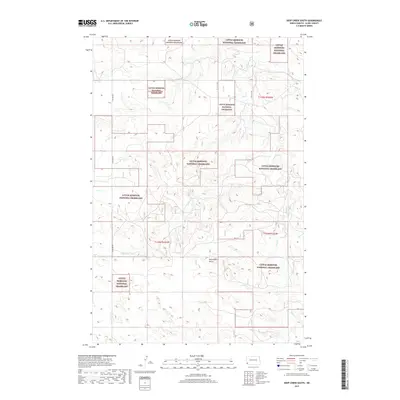 2017 Map of Deep Creek South, 2017 Print