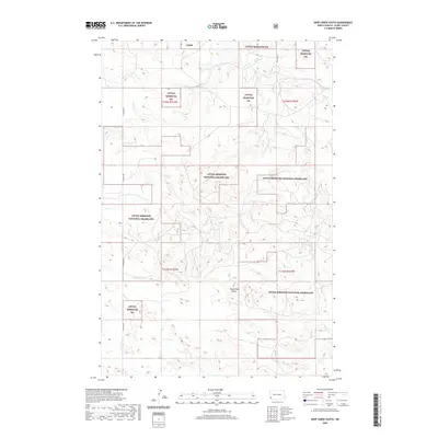 2020 Map of Deep Creek South, 2020 Print