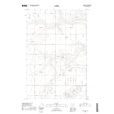 2020 Map of Deep Creek, 2020 Print