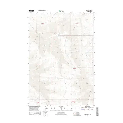 2017 Map of Deep Creek SW, 2017 Print