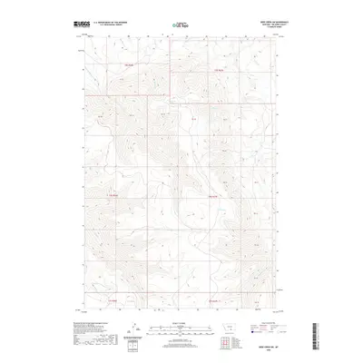 2020 Map of Deep Creek SW, 2020 Print