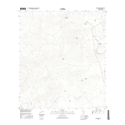 2016 Map of Deep Creek, 2016 Print