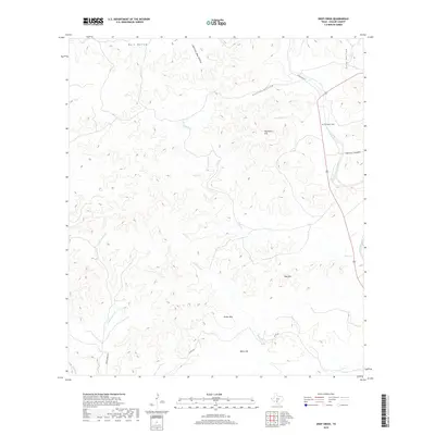 2019 Map of Deep Creek, 2019 Print