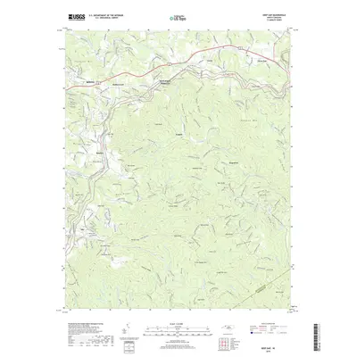 2019 Map of Deep Gap, 2019 Print