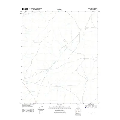 2011 Map of Deep Lake, 2011 Print