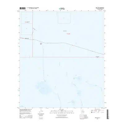 2015 Map of Deep Lake, 2015 Print