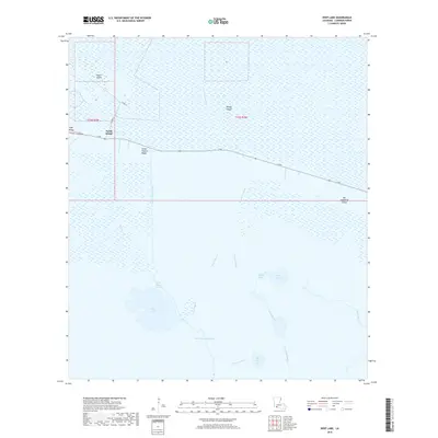2018 Map of Deep Lake, 2018 Print