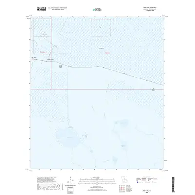 2020 Map of Deep Lake, 2020 Print