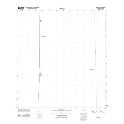 2012 Map of Deep Lake, 2012 Print