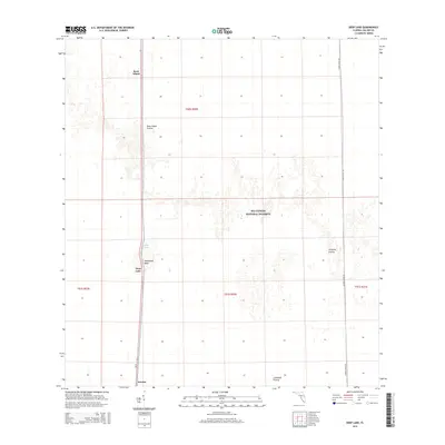 2015 Map of Deep Lake, 2015 Print