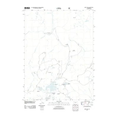 2011 Map of Deep Lake, 2011 Print