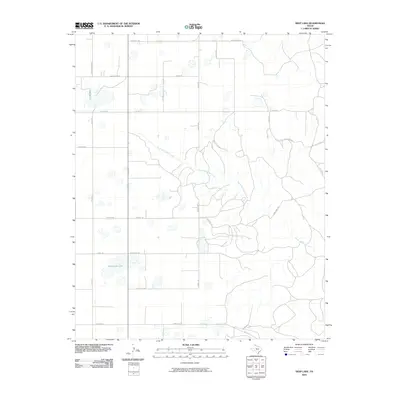 2010 Map of Deep Lake, 2010 Print
