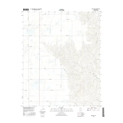 2016 Map of Deep Lake, 2016 Print
