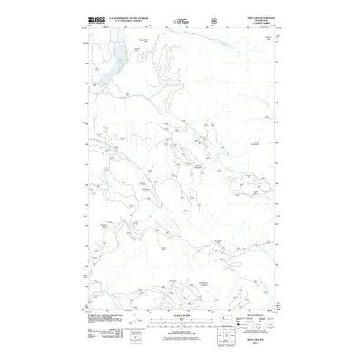 2011 Map of Deep Lake, 2011 Print