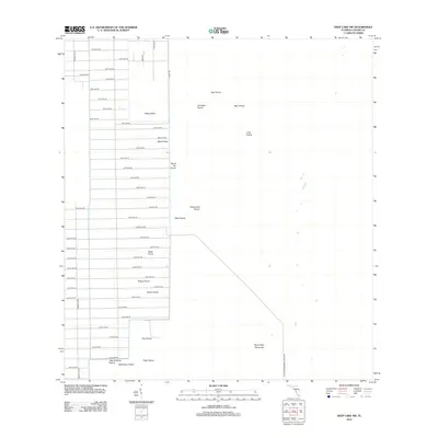 2012 Map of Deep Lake SW, 2012 Print