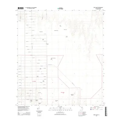 2015 Map of Deep Lake SW, 2015 Print