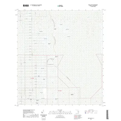 2021 Map of Deep Lake SW, 2021 Print