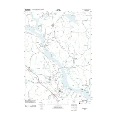 2012 Map of Deep River, 2012 Print