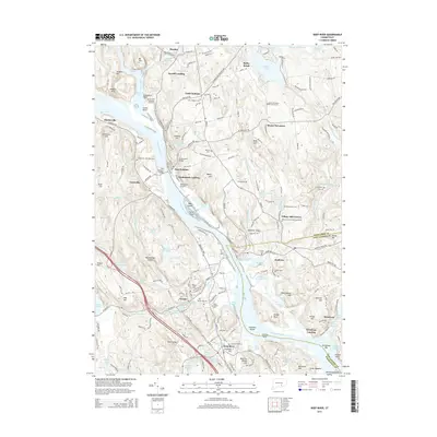 2015 Map of Deep River, 2015 Print