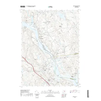 2018 Map of Deep River, 2018 Print
