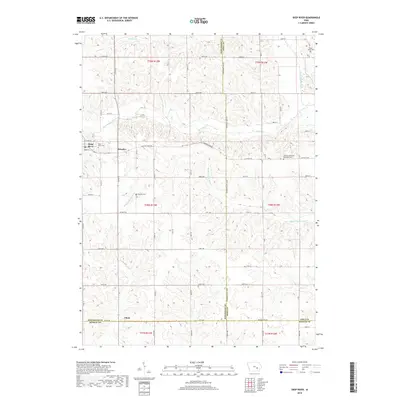 2018 Map of Deep River, 2018 Print