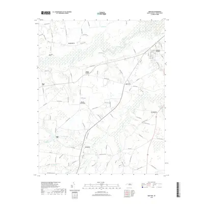 2019 Map of Deep Run, 2019 Print