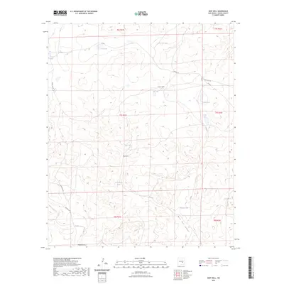 2023 Map of Deep Well, 2023 Print