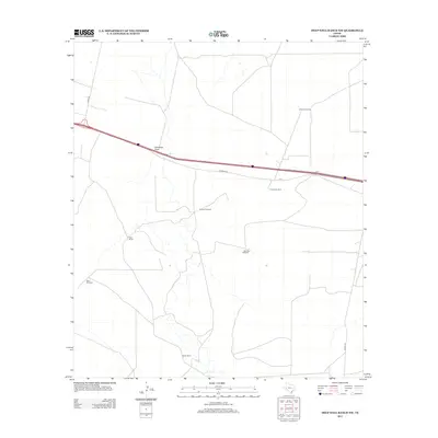 2012 Map of Deep Well Ranch NW, 2012 Print