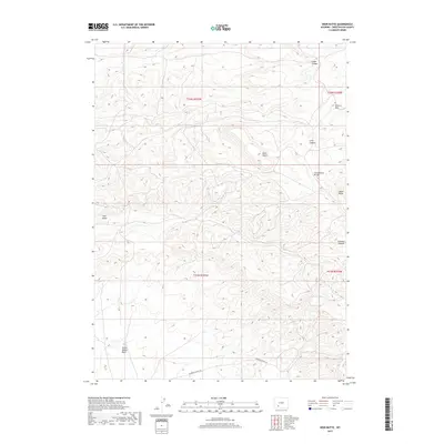 2017 Map of Deer Butte, 2017 Print