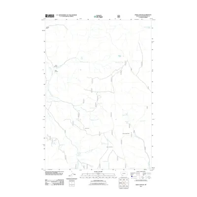 2011 Map of Deer Canyon, 2011 Print