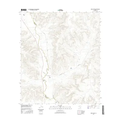 2016 Map of Deer Canyon, 2016 Print
