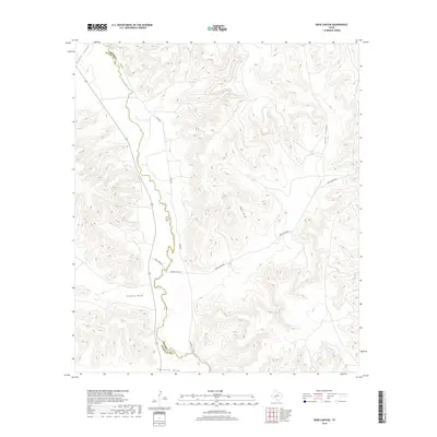 2019 Map of Deer Canyon, 2019 Print
