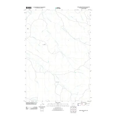 2011 Map of Deer Creek Buttes, 2011 Print