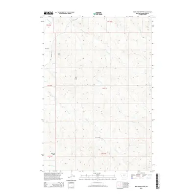 2014 Map of Deer Creek Buttes, 2014 Print