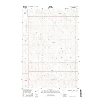 2017 Map of Deer Creek Buttes, 2017 Print