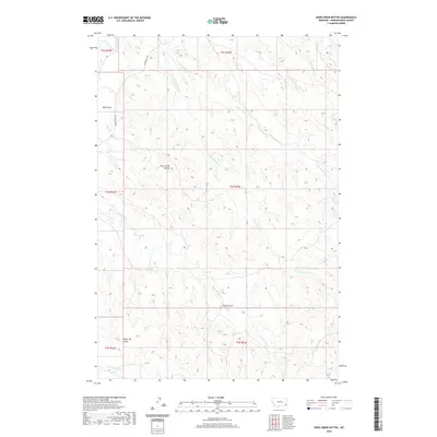 2020 Map of Deer Creek Buttes, 2020 Print