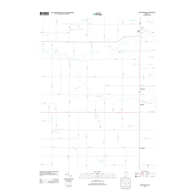 2013 Map of Deer Creek, 2013 Print