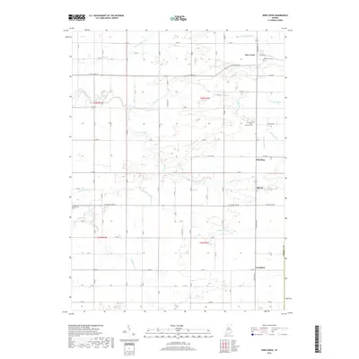 2019 Map of Deer Creek, 2019 Print