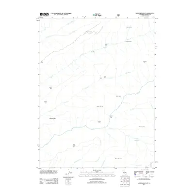 2012 Map of Deer Creek Flat, 2012 Print