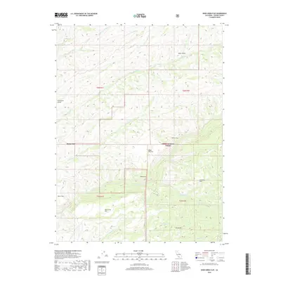 2018 Map of Deer Creek Flat, 2018 Print