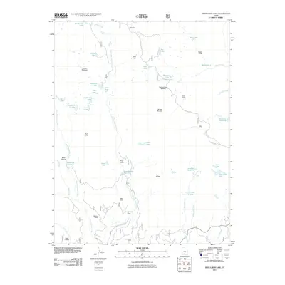 2011 Map of Deer Creek Lake, 2011 Print