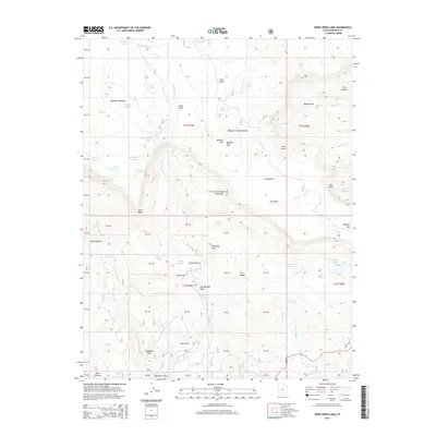 2014 Map of Deer Creek Lake, 2014 Print
